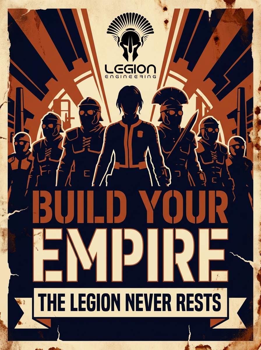 Build Your Empire — Legion Engineering poster